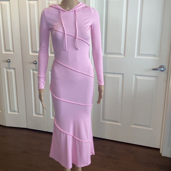 SHEIN - Pink Mermaid Dress Sz XS - Picture 12 of 13